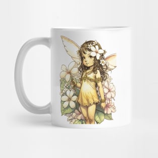 Plumeria Pikake Flower Fairy Girl Cute Hawaii Cicely Mary Barker Mug